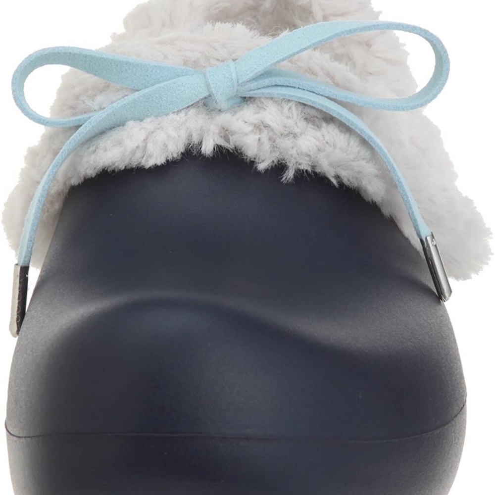 Crocs Women’s Gretel Clog Lined Faux Fur & Suede Detail Size 9
